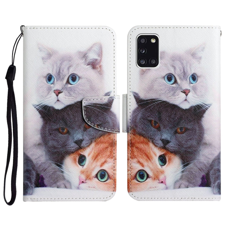 Painted Pattern Horizontal Flip Leather Case with Holder & Card Slot & Wallet, For Samsung Galaxy A31, For Samsung Galaxy A32 4G