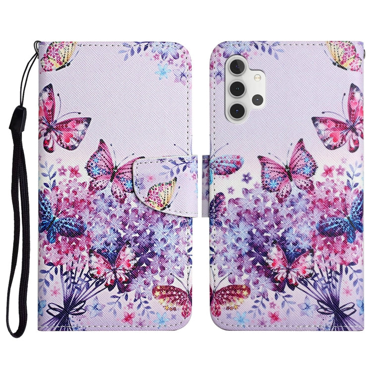 Painted Pattern Horizontal Flip Leather Case with Holder & Card Slot & Wallet, For Samsung Galaxy A32 5G, For Samsung Galaxy A40