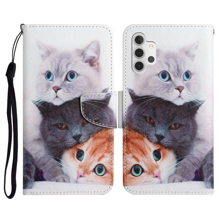 Painted Pattern Horizontal Flip Leather Case with Holder & Card Slot & Wallet, For Samsung Galaxy A32 5G, For Samsung Galaxy A40