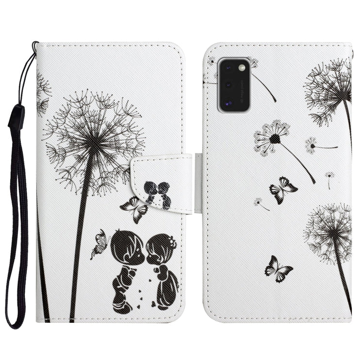 Painted Pattern Horizontal Flip Leather Case with Holder & Card Slot & Wallet, For Samsung Galaxy A41, For Samsung Galaxy A42 5G