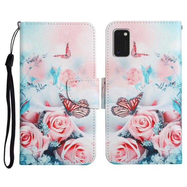 Painted Pattern Horizontal Flip Leather Case with Holder & Card Slot & Wallet, For Samsung Galaxy A41, For Samsung Galaxy A42 5G