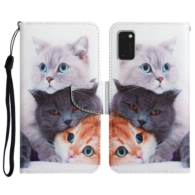 Painted Pattern Horizontal Flip Leather Case with Holder & Card Slot & Wallet, For Samsung Galaxy A41, For Samsung Galaxy A42 5G
