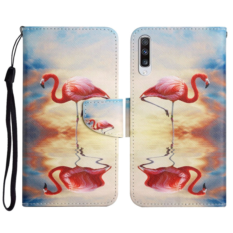 Painted Pattern Horizontal Flip Leather Case with Holder & Card Slot & Wallet, For Samsung Galaxy A52 5G / 4G, For Samsung Galaxy A70