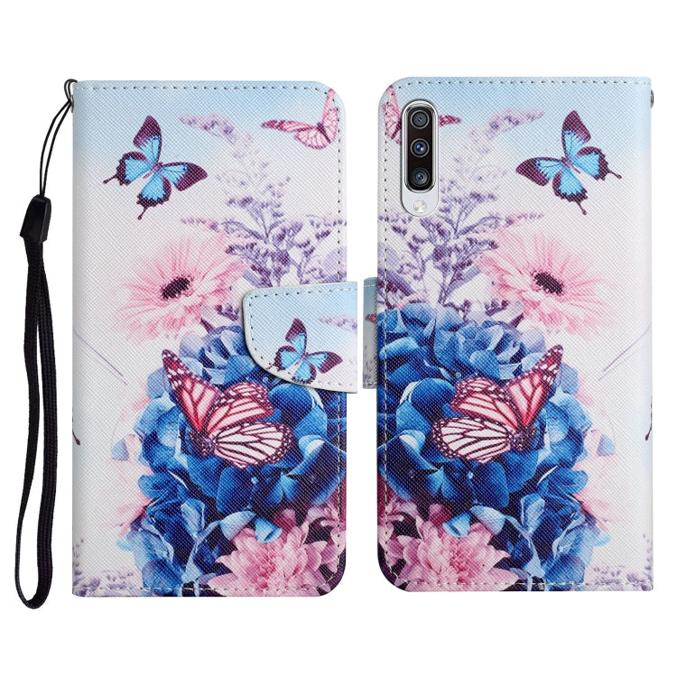 Painted Pattern Horizontal Flip Leather Case with Holder & Card Slot & Wallet, For Samsung Galaxy A52 5G / 4G, For Samsung Galaxy A70