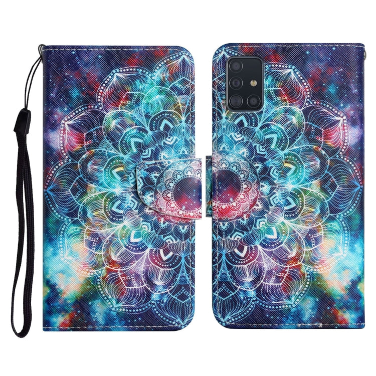 Painted Pattern Horizontal Flip Leather Case with Holder & Card Slot & Wallet, For Samsung Galaxy A71, For Samsung Galaxy A72 5G / 4G