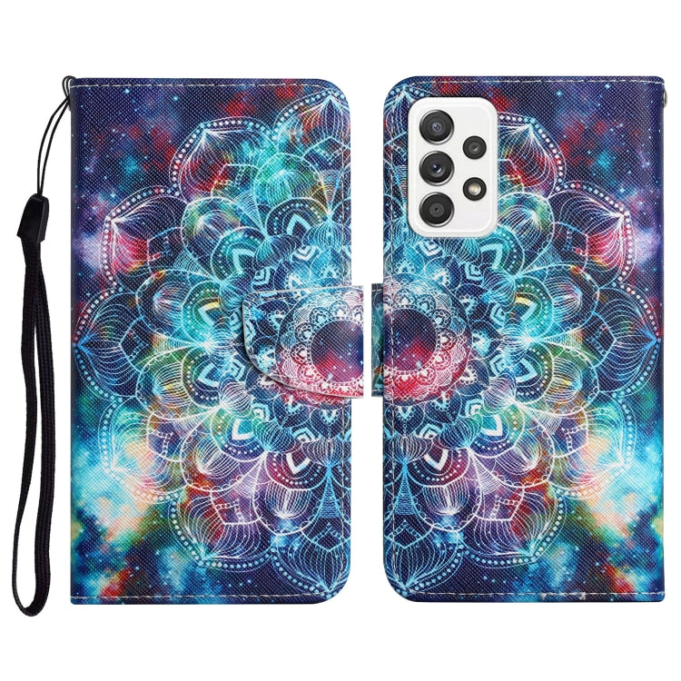 Painted Pattern Horizontal Flip Leather Case with Holder & Card Slot & Wallet, For Samsung Galaxy A71, For Samsung Galaxy A72 5G / 4G