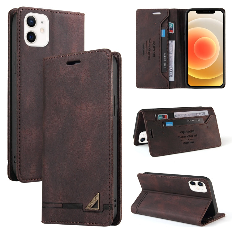 Skin Feel Anti-theft Brush Horizontal Flip Leather Case with Holder & Card Slots & Wallet, For iPhone 13 Pro Max, For iPhone 13 Pro, For iPhone 13, For iPhone 13 mini, For iPhone 12 Pro Max, For iPhone 12 / 12 Pro, For iPhone 12 mini                   ...