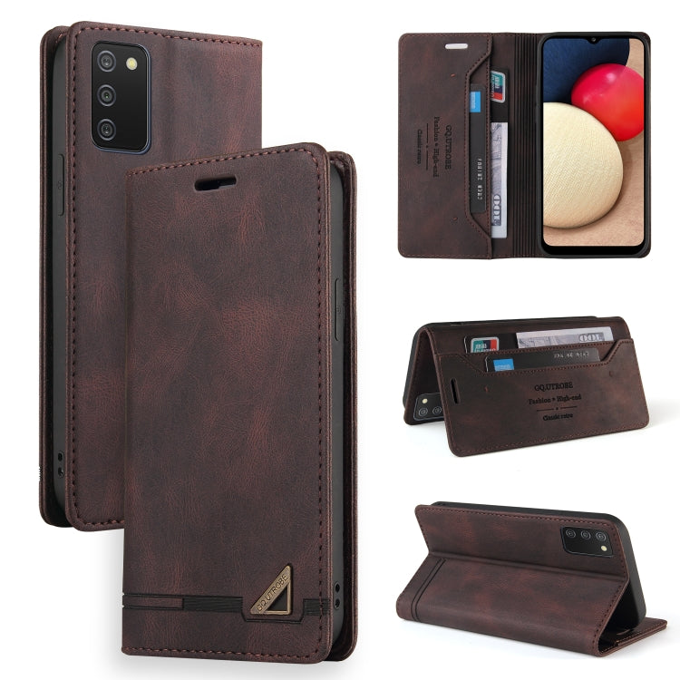 Skin Feel Anti-theft Brush Horizontal Flip Leather Case with Holder & Card Slots & Wallet, For Samsung Galaxy A01, For Samsung Galaxy A02, For Samsung Galaxy A02s EU Edition, For Samsung Galaxy A03s 164mm, For Samsung Galaxy A10, For Samsung Galaxy A10...