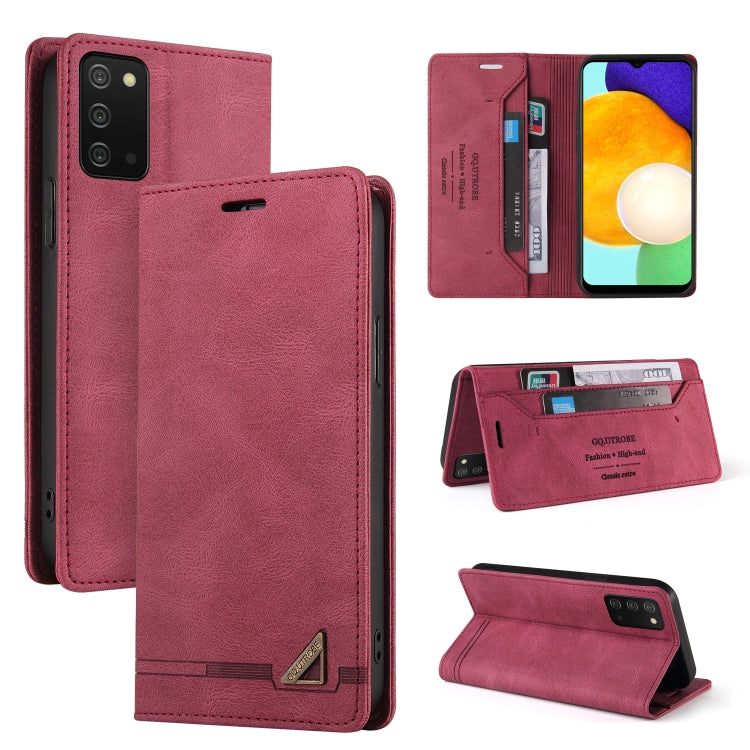 Skin Feel Anti-theft Brush Horizontal Flip Leather Case with Holder & Card Slots & Wallet, For Samsung Galaxy A01, For Samsung Galaxy A02, For Samsung Galaxy A02s EU Edition, For Samsung Galaxy A03s 164mm, For Samsung Galaxy A10, For Samsung Galaxy A10...