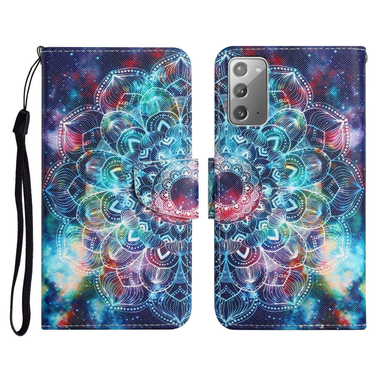 Painted Pattern Horizontal Flip Leather Case with Holder & Card Slot & Wallet, For Samsung Galaxy Note20, For Samsung Galaxy Note20 Ultra