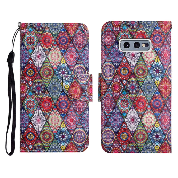 Painted Pattern Horizontal Flip Leather Case with Holder & Card Slot & Wallet, For Samsung Galaxy S10e, For Samsung Galaxy S20