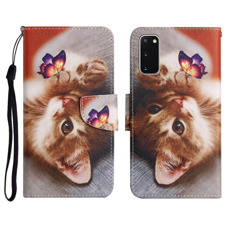 Painted Pattern Horizontal Flip Leather Case with Holder & Card Slot & Wallet, For Samsung Galaxy S10e, For Samsung Galaxy S20