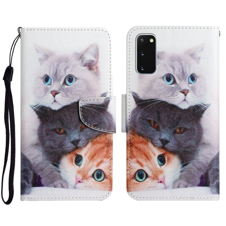 Painted Pattern Horizontal Flip Leather Case with Holder & Card Slot & Wallet, For Samsung Galaxy S10e, For Samsung Galaxy S20