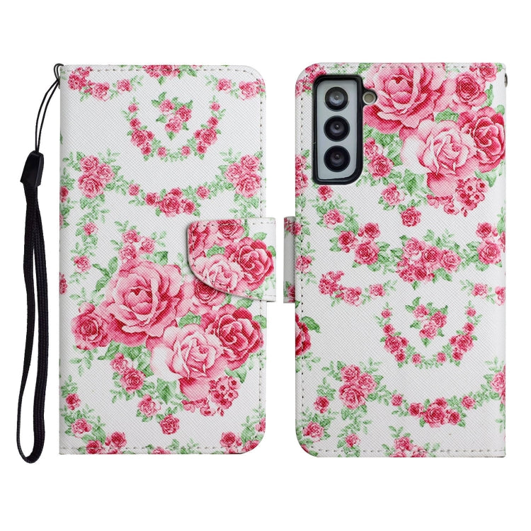 Painted Pattern Horizontal Flip Leather Case with Holder & Card Slot & Wallet, For Samsung Galaxy S20 Ultra, For Samsung Galaxy S21 5G