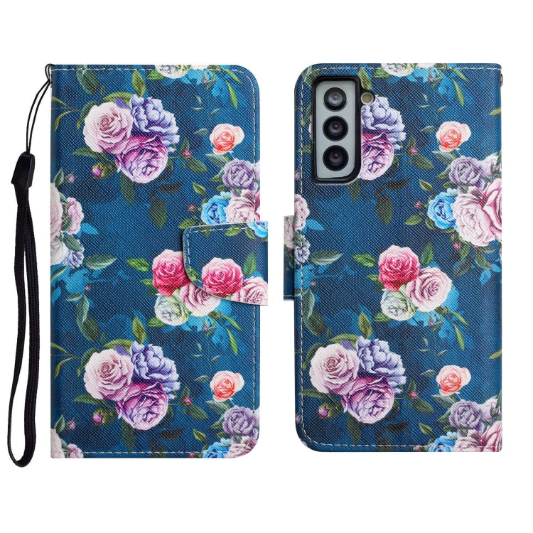 Painted Pattern Horizontal Flip Leather Case with Holder & Card Slot & Wallet, For Samsung Galaxy S20 Ultra, For Samsung Galaxy S21 5G