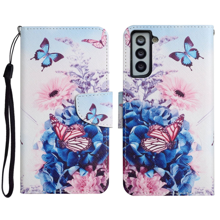 Painted Pattern Horizontal Flip Leather Case with Holder & Card Slot & Wallet, For Samsung Galaxy S20 Ultra, For Samsung Galaxy S21 5G