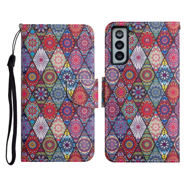 Painted Pattern Horizontal Flip Leather Case with Holder & Card Slot & Wallet, For Samsung Galaxy S20 Ultra, For Samsung Galaxy S21 5G