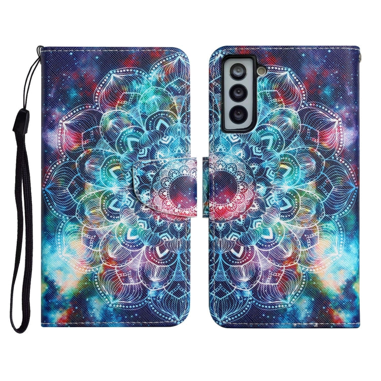 Painted Pattern Horizontal Flip Leather Case with Holder & Card Slot & Wallet, For Samsung Galaxy S21 FE 5G, For Samsung Galaxy S21+ 5G