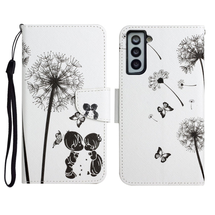 Painted Pattern Horizontal Flip Leather Case with Holder & Card Slot & Wallet, For Samsung Galaxy S21 FE 5G, For Samsung Galaxy S21+ 5G