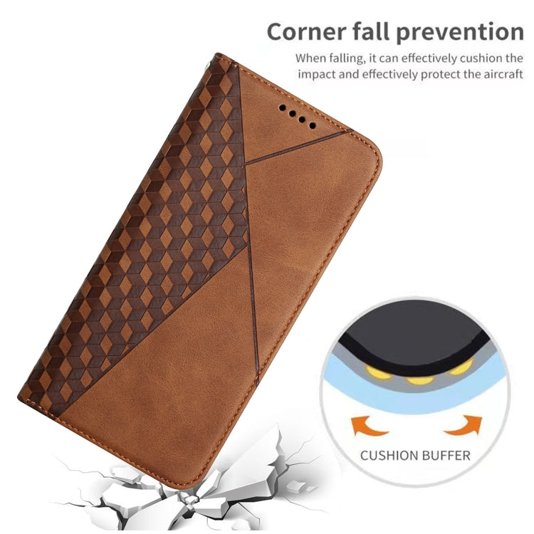 Diamond Pattern Splicing Skin Feel Magnetic Horizontal Flip Leather Case with Card Slots & Holder & Wallet, For OPPO A16s / A16 / A54s / A53s 5G / A55 5G, For OPPO Realme V13 5G / Realme 8 5G, For Xiaomi Redmi 10                                        ...