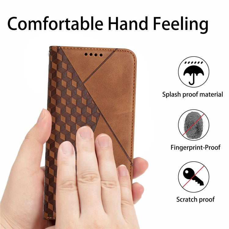 Diamond Pattern Splicing Skin Feel Magnetic Horizontal Flip Leather Case with Card Slots & Holder & Wallet, For OPPO A16s / A16 / A54s / A53s 5G / A55 5G, For OPPO Realme V13 5G / Realme 8 5G, For Xiaomi Redmi 10                                        ...