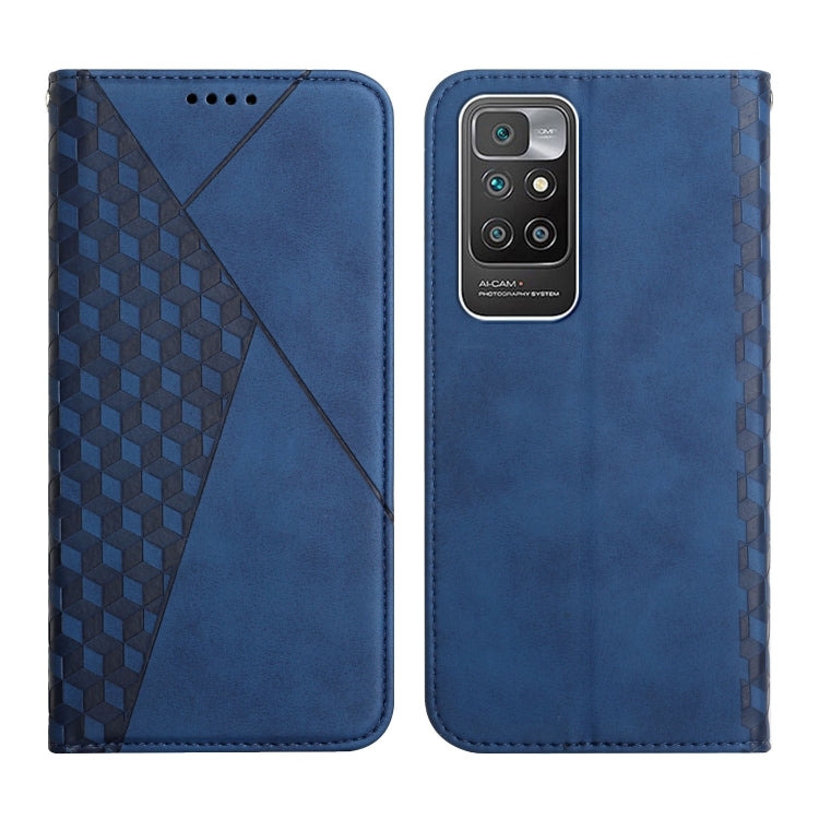 Diamond Pattern Splicing Skin Feel Magnetic Horizontal Flip Leather Case with Card Slots & Holder & Wallet, For OPPO A16s / A16 / A54s / A53s 5G / A55 5G, For OPPO Realme V13 5G / Realme 8 5G, For Xiaomi Redmi 10                                        ...