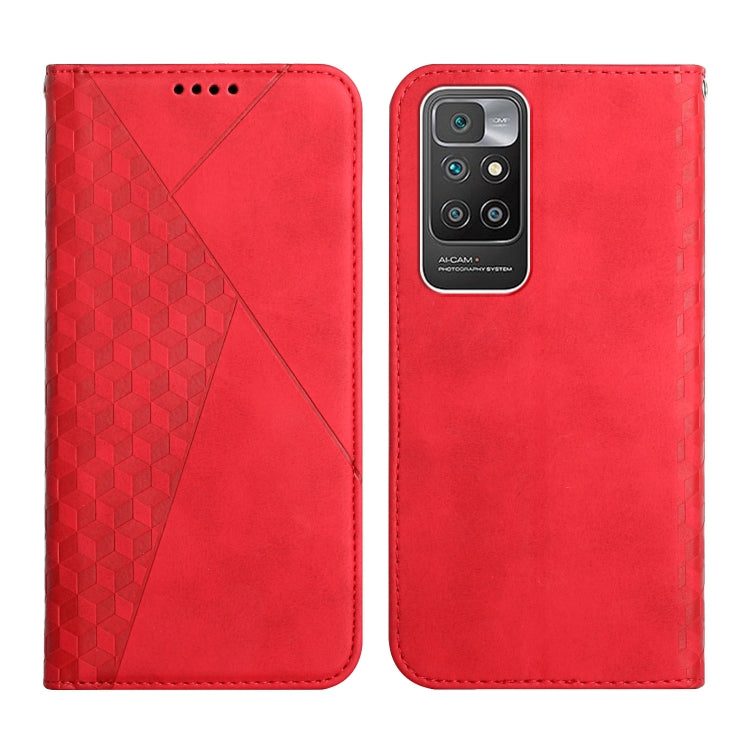 Diamond Pattern Splicing Skin Feel Magnetic Horizontal Flip Leather Case with Card Slots & Holder & Wallet, For OPPO A16s / A16 / A54s / A53s 5G / A55 5G, For OPPO Realme V13 5G / Realme 8 5G, For Xiaomi Redmi 10                                        ...