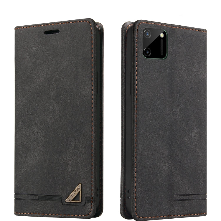 Skin Feel Anti-theft Brush Horizontal Flip Leather Case with Holder & Card Slots & Wallet, For OPPO Realme C11, For OPPO Realme C15, For OPPO Realme C21, For OPPO Realme GT, For OPPO Reno5 Pro 5G, For OPPO Realme 8, For OPPO Realme V13