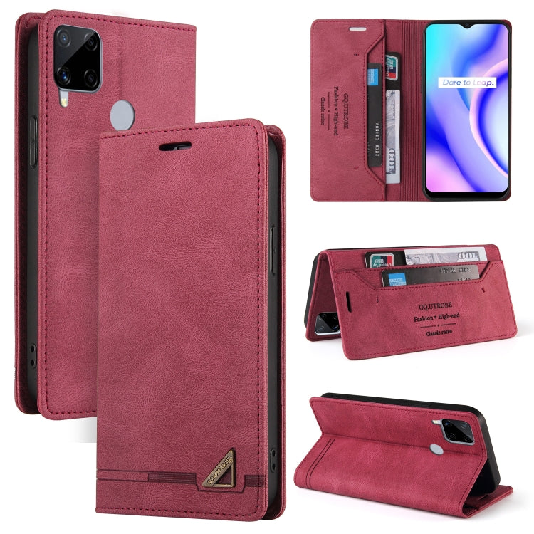 Skin Feel Anti-theft Brush Horizontal Flip Leather Case with Holder & Card Slots & Wallet, For OPPO Realme C11, For OPPO Realme C15, For OPPO Realme C21, For OPPO Realme GT, For OPPO Reno5 Pro 5G, For OPPO Realme 8, For OPPO Realme V13