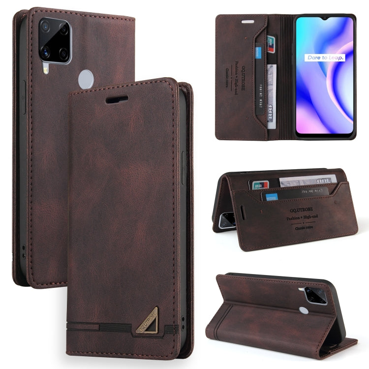 Skin Feel Anti-theft Brush Horizontal Flip Leather Case with Holder & Card Slots & Wallet, For OPPO Realme C11, For OPPO Realme C15, For OPPO Realme C21, For OPPO Realme GT, For OPPO Reno5 Pro 5G, For OPPO Realme 8, For OPPO Realme V13