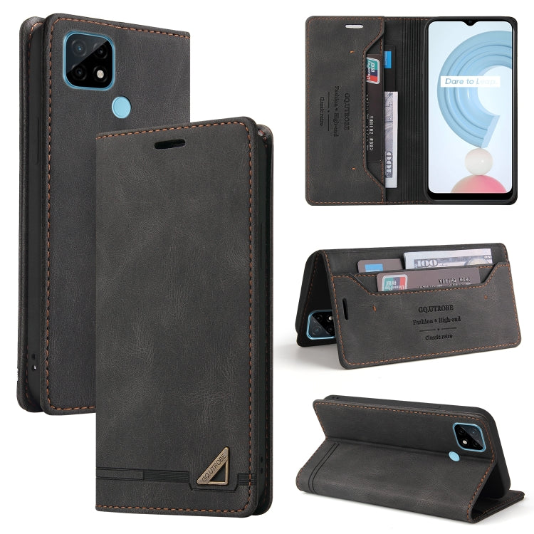 Skin Feel Anti-theft Brush Horizontal Flip Leather Case with Holder & Card Slots & Wallet, For OPPO Realme C11, For OPPO Realme C15, For OPPO Realme C21, For OPPO Realme GT, For OPPO Reno5 Pro 5G, For OPPO Realme 8, For OPPO Realme V13