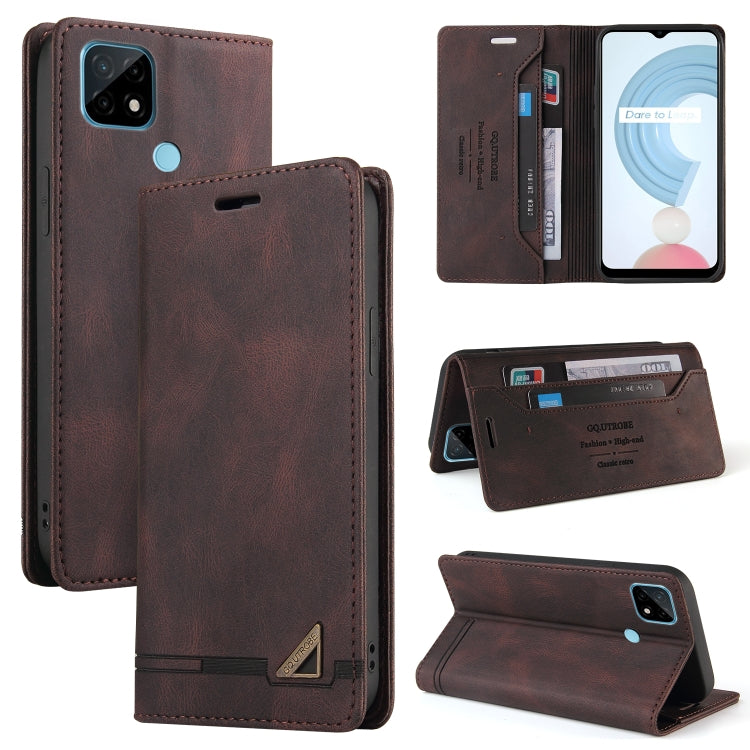 Skin Feel Anti-theft Brush Horizontal Flip Leather Case with Holder & Card Slots & Wallet, For OPPO Realme C11, For OPPO Realme C15, For OPPO Realme C21, For OPPO Realme GT, For OPPO Reno5 Pro 5G, For OPPO Realme 8, For OPPO Realme V13