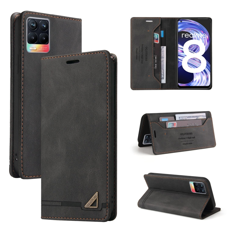 Skin Feel Anti-theft Brush Horizontal Flip Leather Case with Holder & Card Slots & Wallet, For OPPO Realme C11, For OPPO Realme C15, For OPPO Realme C21, For OPPO Realme GT, For OPPO Reno5 Pro 5G, For OPPO Realme 8, For OPPO Realme V13