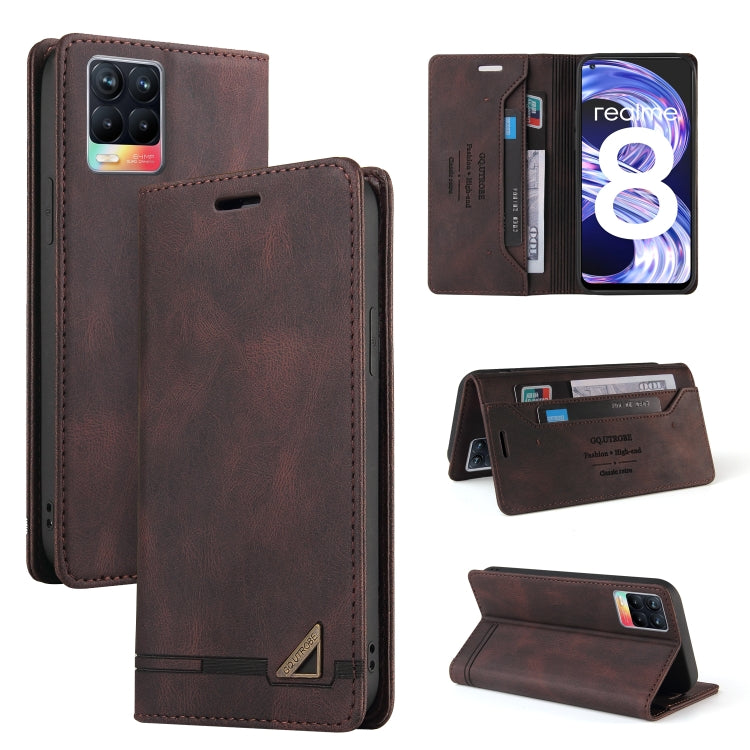 Skin Feel Anti-theft Brush Horizontal Flip Leather Case with Holder & Card Slots & Wallet, For OPPO Realme C11, For OPPO Realme C15, For OPPO Realme C21, For OPPO Realme GT, For OPPO Reno5 Pro 5G, For OPPO Realme 8, For OPPO Realme V13