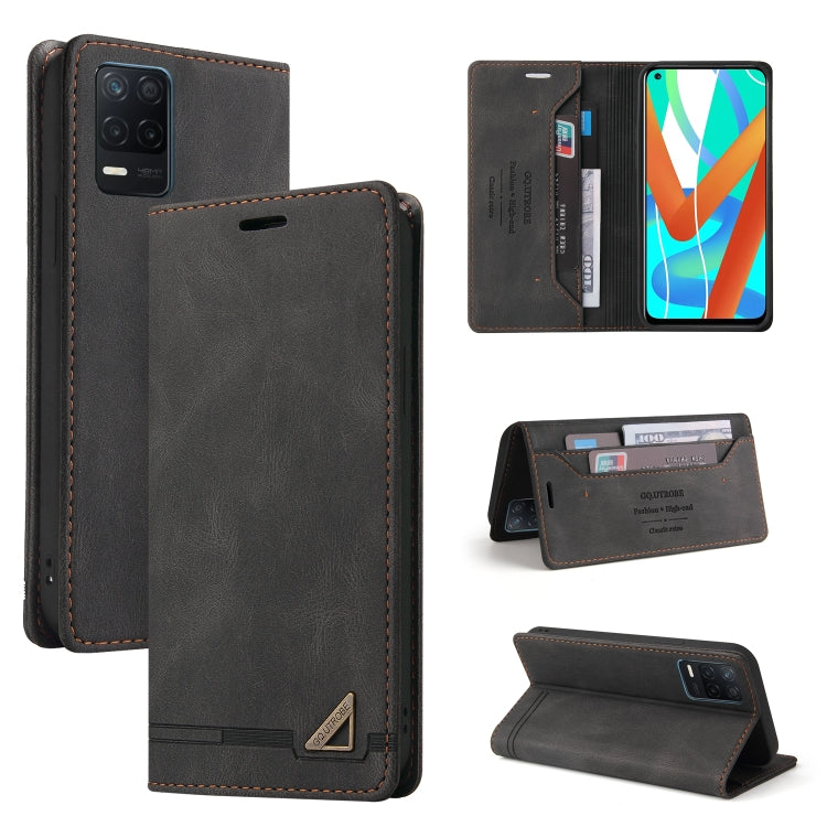 Skin Feel Anti-theft Brush Horizontal Flip Leather Case with Holder & Card Slots & Wallet, For OPPO Realme C11, For OPPO Realme C15, For OPPO Realme C21, For OPPO Realme GT, For OPPO Reno5 Pro 5G, For OPPO Realme 8, For OPPO Realme V13