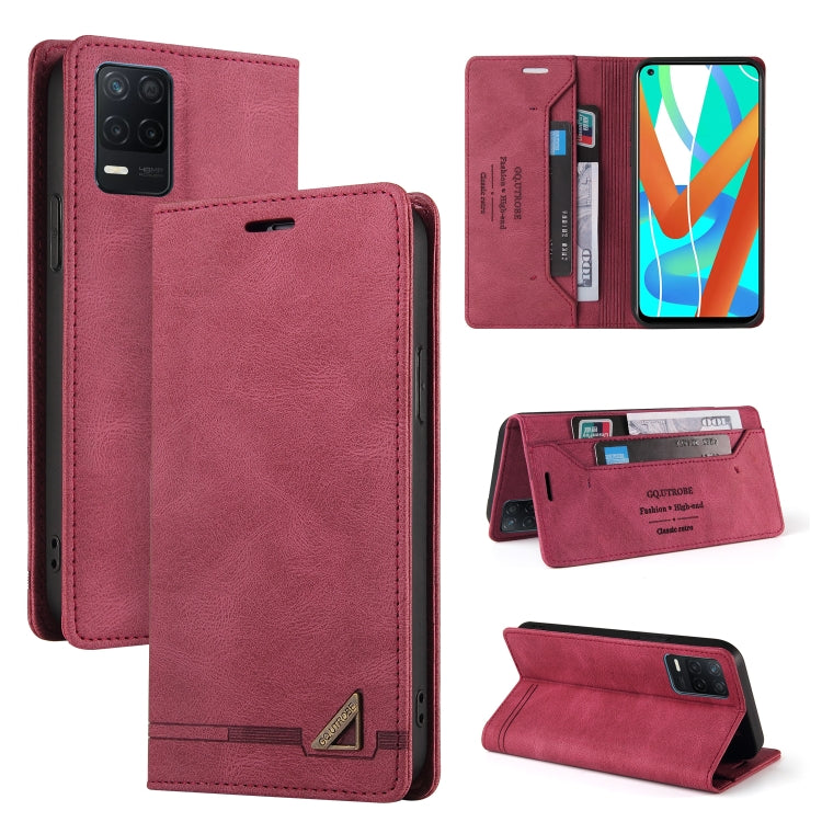 Skin Feel Anti-theft Brush Horizontal Flip Leather Case with Holder & Card Slots & Wallet, For OPPO Realme C11, For OPPO Realme C15, For OPPO Realme C21, For OPPO Realme GT, For OPPO Reno5 Pro 5G, For OPPO Realme 8, For OPPO Realme V13