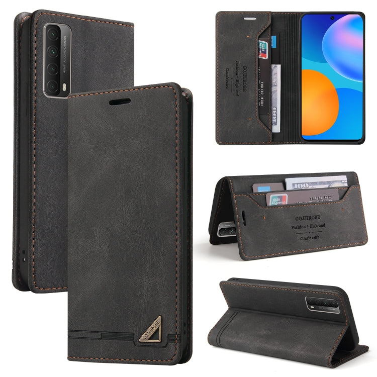 Skin Feel Anti-theft Brush Horizontal Flip Leather Case with Holder & Card Slots & Wallet, For Huawei P40, For Huawei P40 Lite, For Huawei P40 Pro, For Huawei P Smart Z, For Huawei P Smart 2021