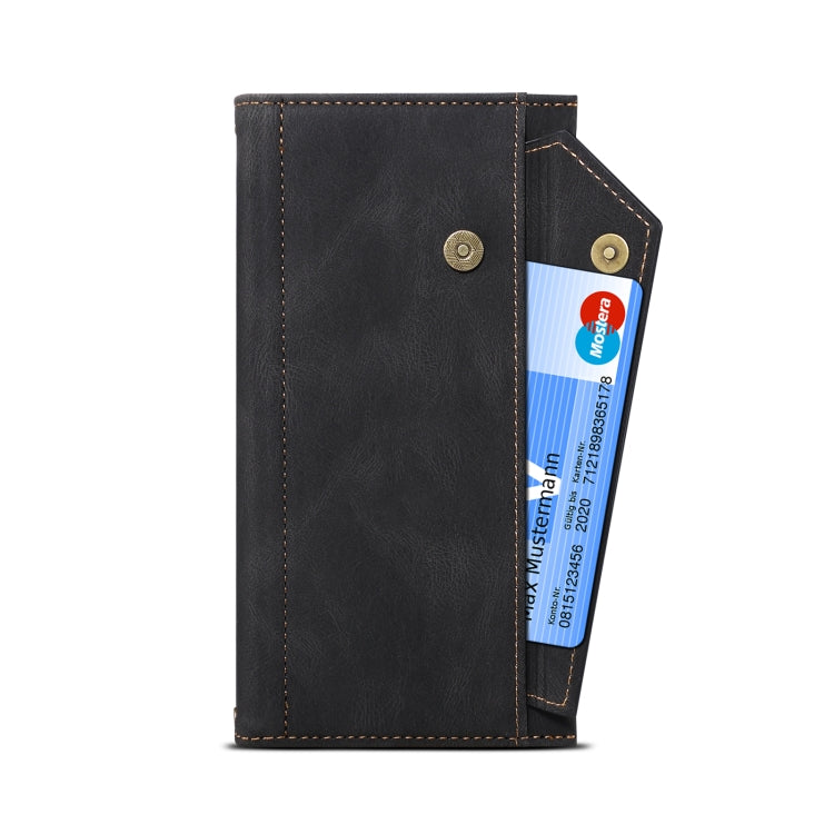 Retro Frosted Horizontal Flip Leather Case with Holder & Card Slot & Wallet & Zipper Pocket & Lanyard, For Motorola Moto G30