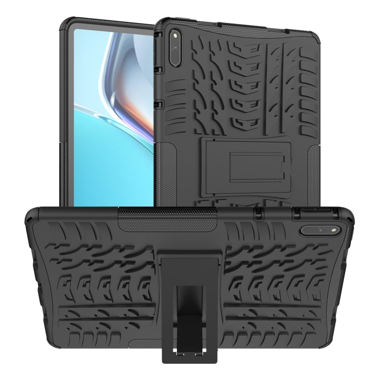Tire Texture Shockproof TPU+PC Protective Case with Holder, For Xiaomi Redmi 10, For Huawei MatePad 11