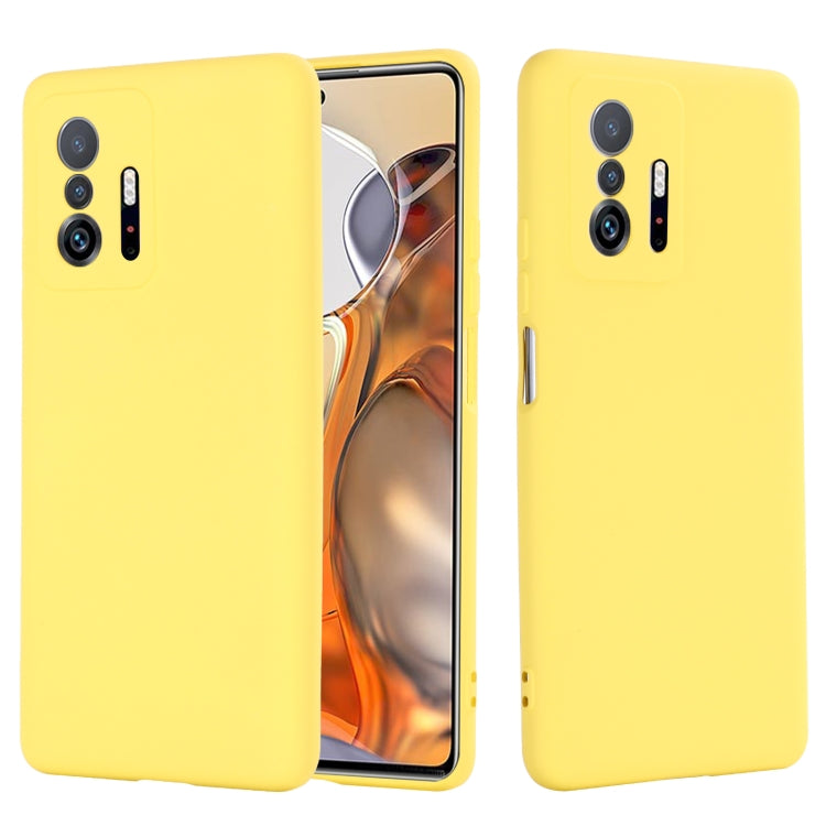 Solid Color Liquid Silicone Dropproof Full Coverage Protective Case, For ZTE Blade V30, For Xiaomi 11T 5G, For Xiaomi Redmi 10