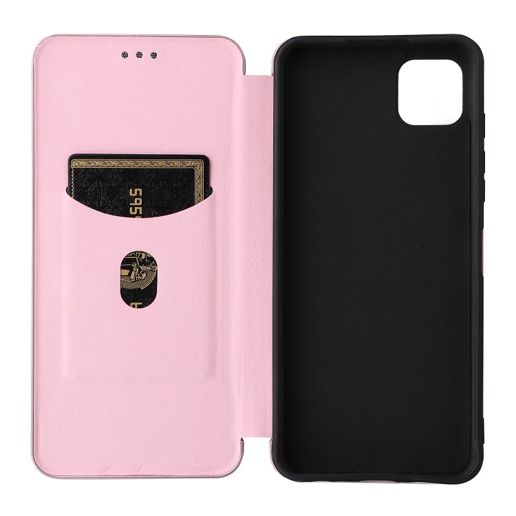 Carbon Fiber Texture Magnetic Horizontal Flip TPU + PC + PU Leather Case with Card Slot, For Motorola Moto G50 5G, For ZTE Blade A31, For ZTE Blade V30 Vita