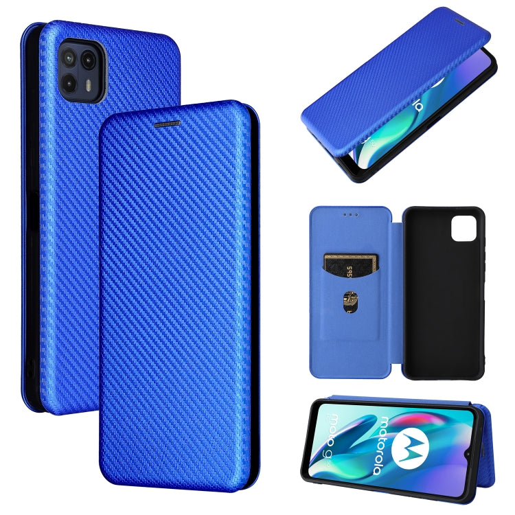 Carbon Fiber Texture Magnetic Horizontal Flip TPU + PC + PU Leather Case with Card Slot, For Motorola Moto G50 5G, For ZTE Blade A31, For ZTE Blade V30 Vita