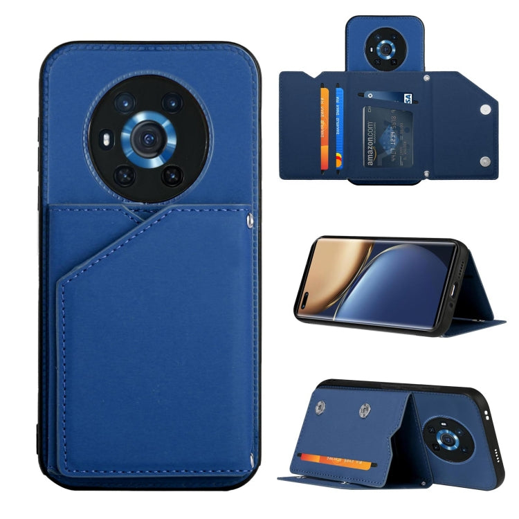 Skin Feel PU + TPU + PC Back Cover Shockproof Case with Card Slots & Holder & Photo Frame, For Honor Magic3, For vivo X70, For vivo X70 Pro, For vivo X70 Pro+