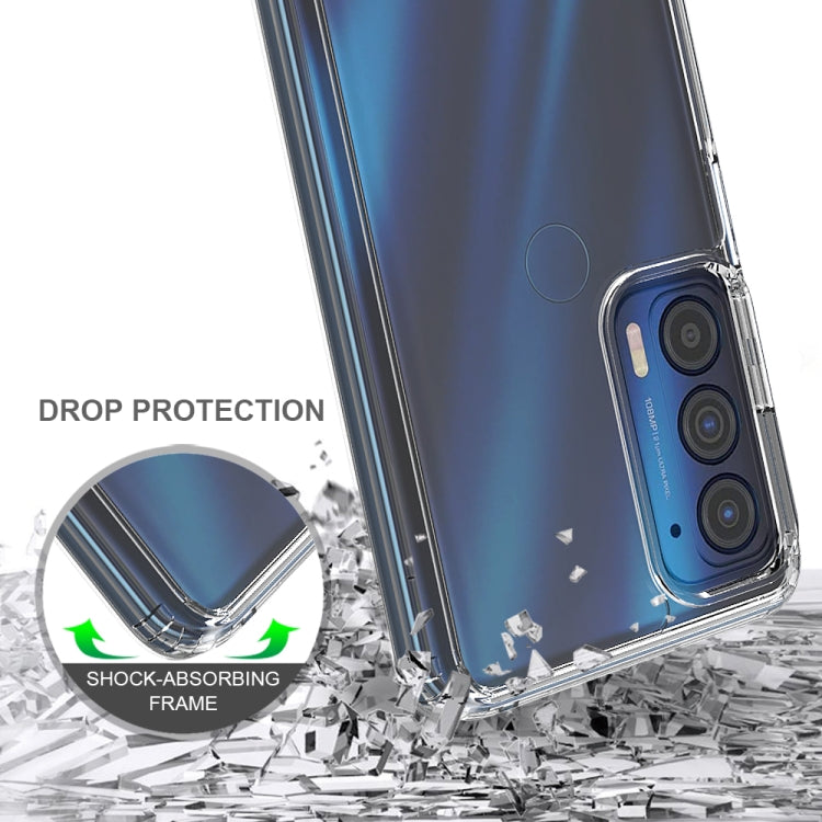Shockproof Scratchproof TPU + Acrylic Protective Case, For Motorola Edge 2021