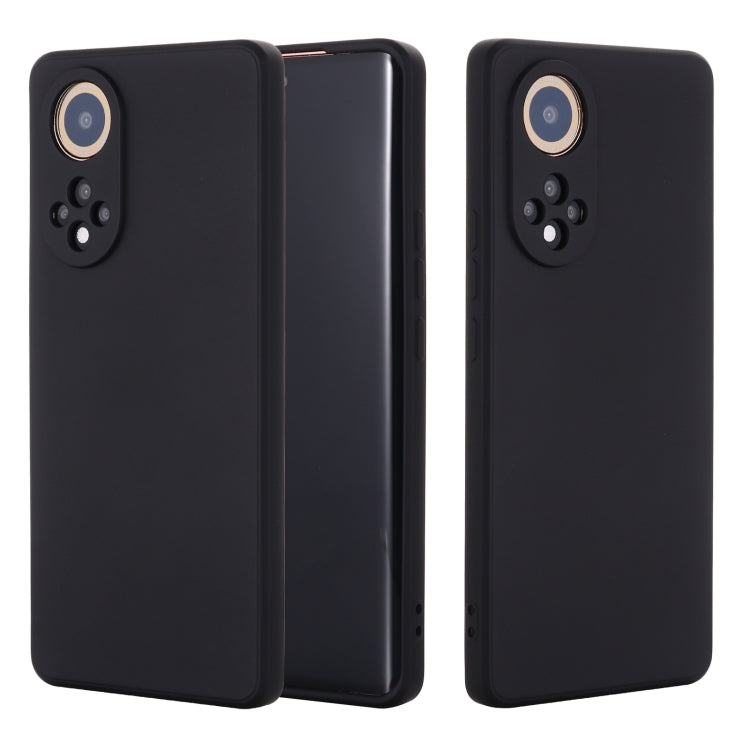 Solid Color Liquid Silicone Dropproof Full Coverage Protective Case, For Huawei Nova 9