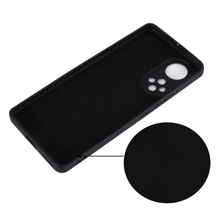 Solid Color Liquid Silicone Dropproof Full Coverage Protective Case, For Huawei Nova 9