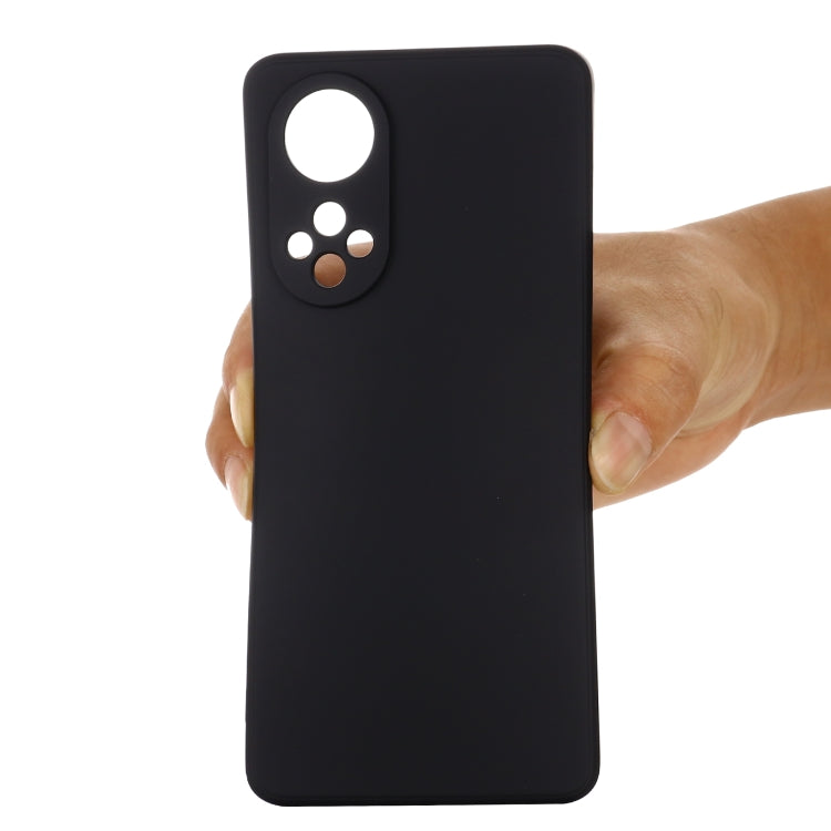 Solid Color Liquid Silicone Dropproof Full Coverage Protective Case, For Huawei Nova 9