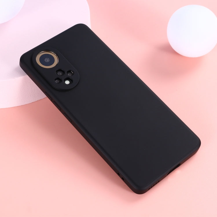 Solid Color Liquid Silicone Dropproof Full Coverage Protective Case, For Huawei Nova 9