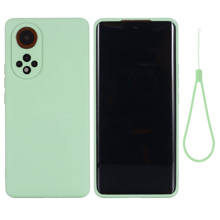 Solid Color Liquid Silicone Dropproof Full Coverage Protective Case, For Huawei Nova 9, For Huawei Nova 9 Pro
