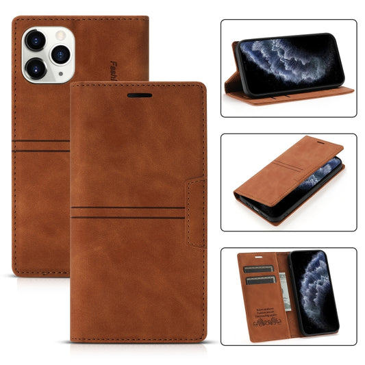 Dream Magnetic Suction Business Horizontal Flip PU Leather Case with Holder & Card Slot & Wallet, For iPhone 11 Pro, For iPhone 11 Pro Max, For iPhone X / XS, For iPhone XR, For iPhone XS Max, For iPhone SE 2022 / SE 2020 / 8 / 7                       ...